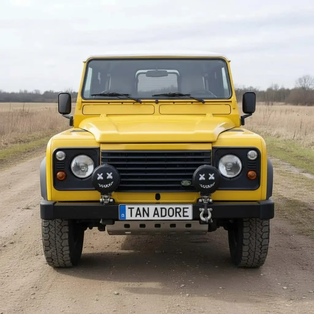 Off Road Led Sis Lamba Kılıfı - Gülen Yüz
